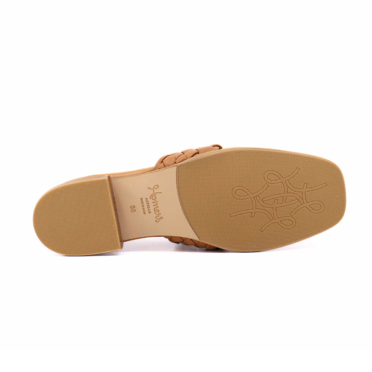 Lena Nature Cuir Tubular Women's Shoes Loafers Homers