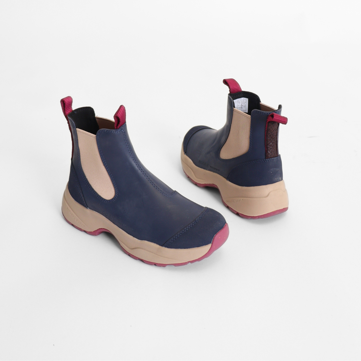 Siri Dark Navy/Taupe Waterproof Women's Boots Woden