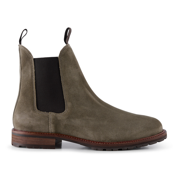 Men's suede Chelsea boot YORK SUEDE KHAKI by SHOE THE BEAR