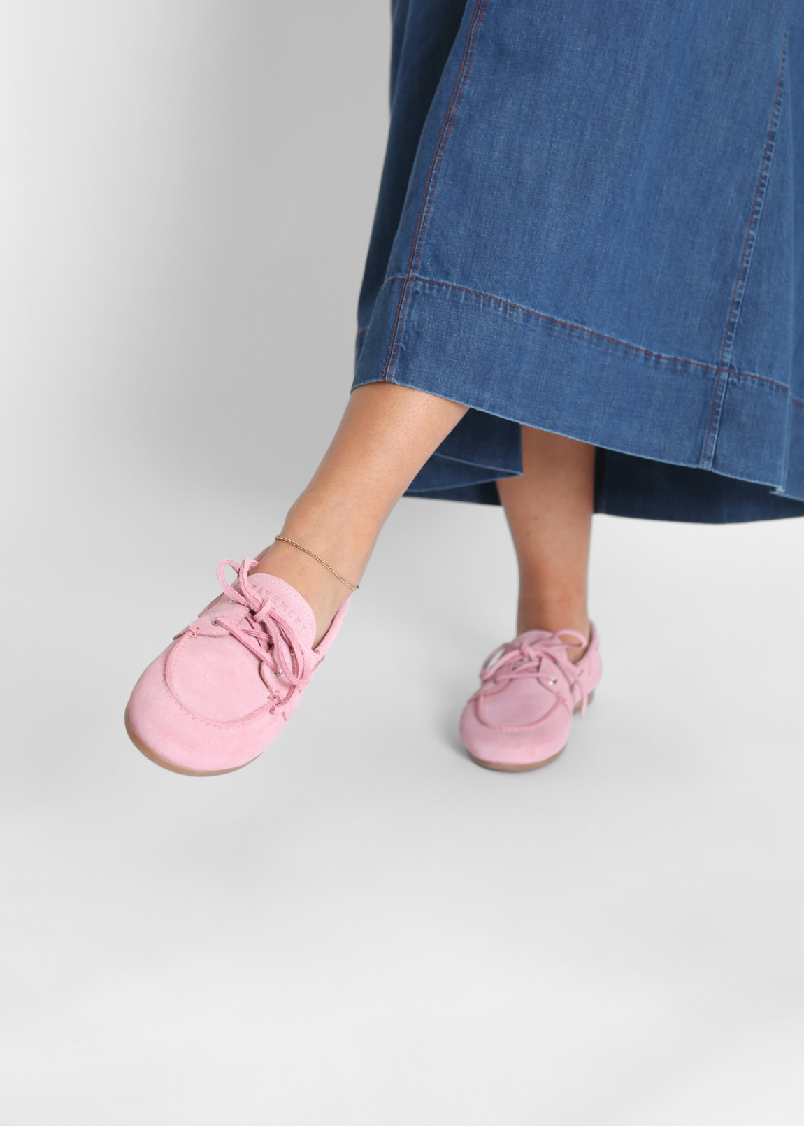 Marin Light Rose Suede Women's Shoes Loafers Pavement