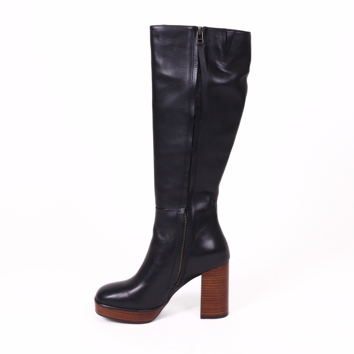 Hi Style Black Women's Boots Heels All Black
