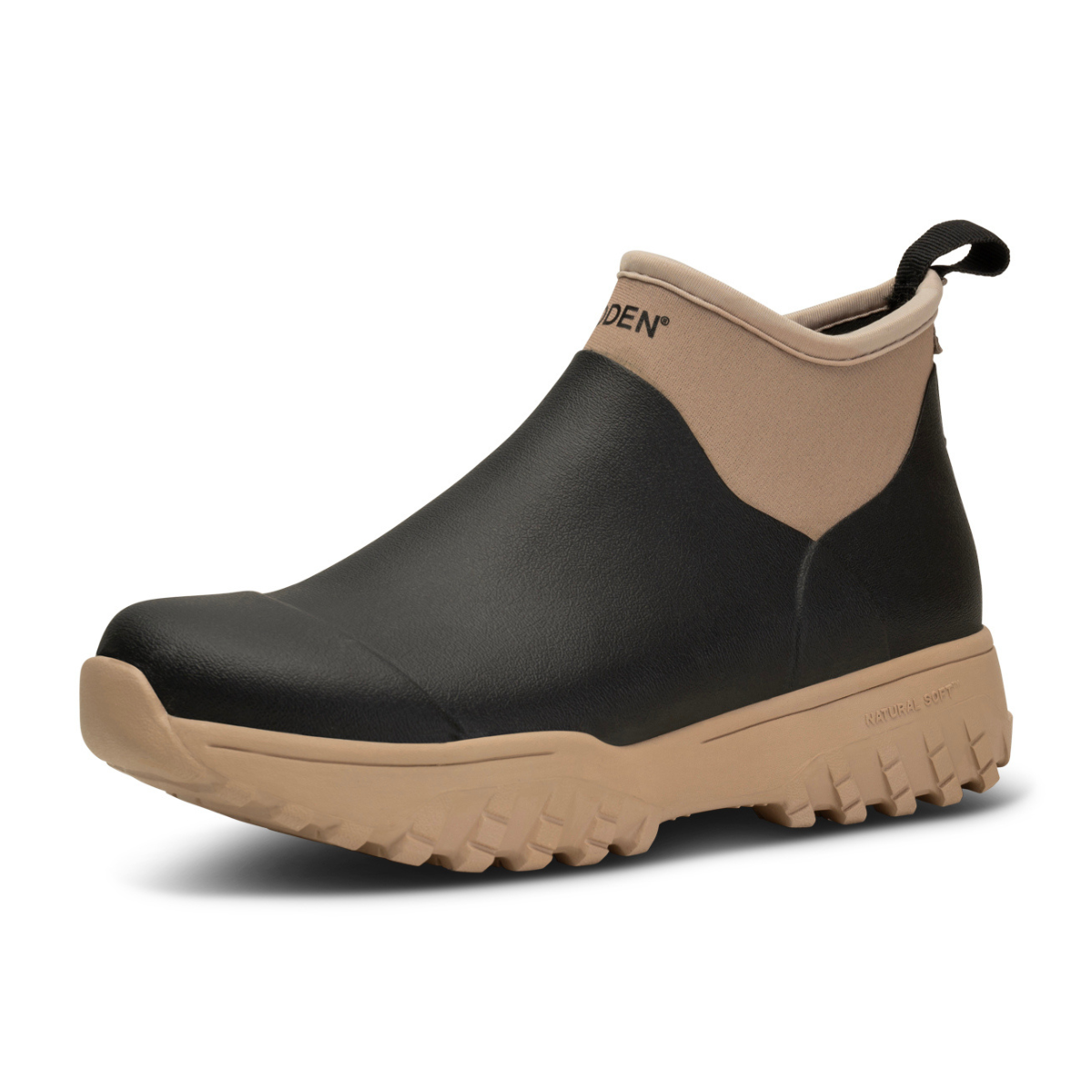 Irene Black/Coffee Cream Women's Boots Woden