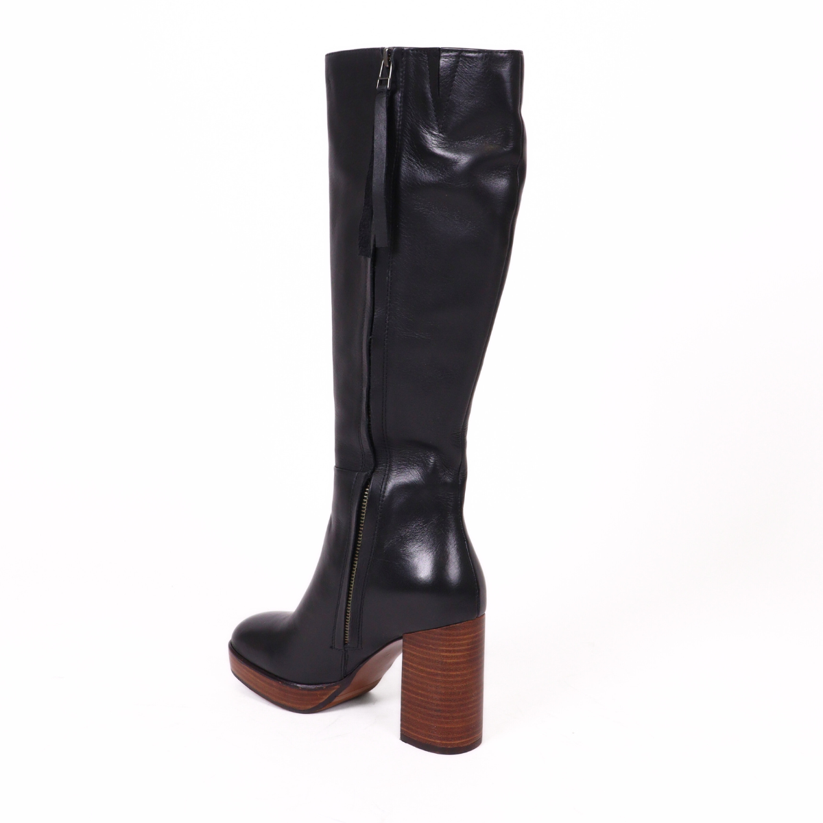 Hi Style Black Women's Boots Heels All Black