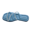 Women's flat sandal Selena Glam Dusty Blue by SHOE THE BEAR