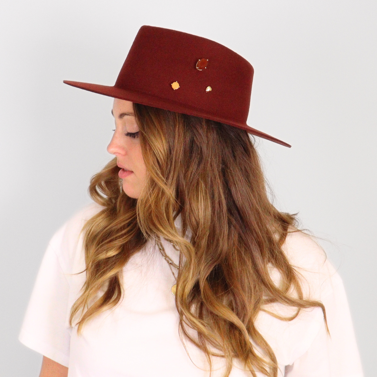 Georgina Burgundy Gifts + Accessories Hair Van Palma
