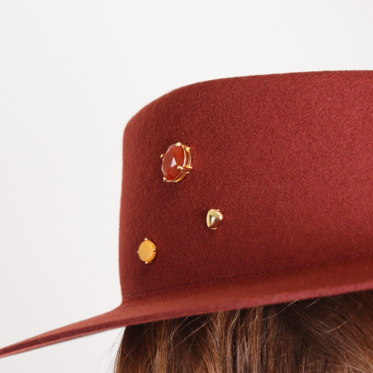 Georgina Burgundy Gifts + Accessories Hair Van Palma