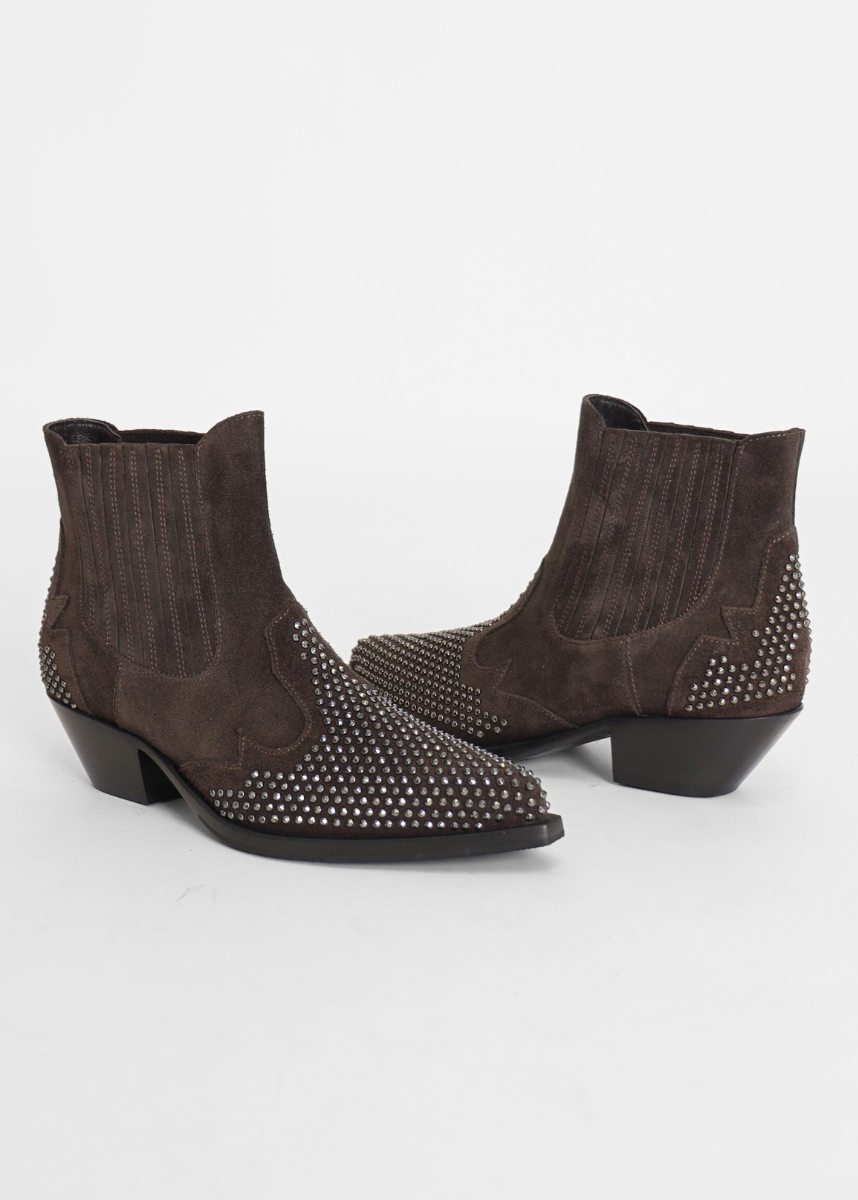 Borchie Gunmetal Boot Women's Boots Laura Bellariva