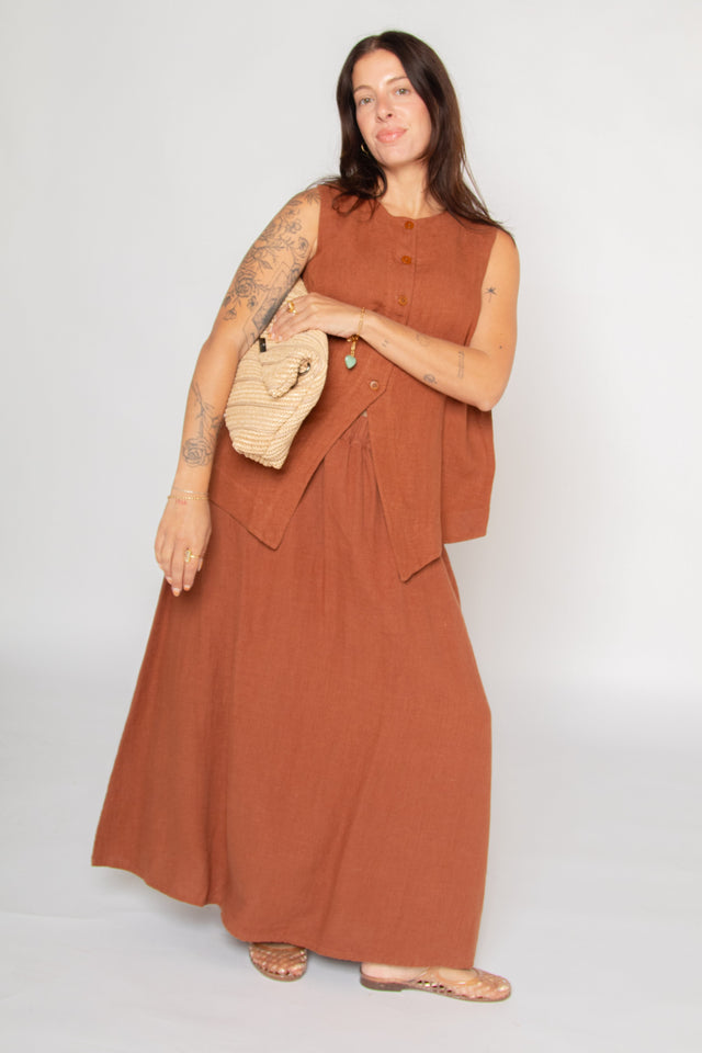 Lyla-May Russet Women's Bottoms Beaumont Organic