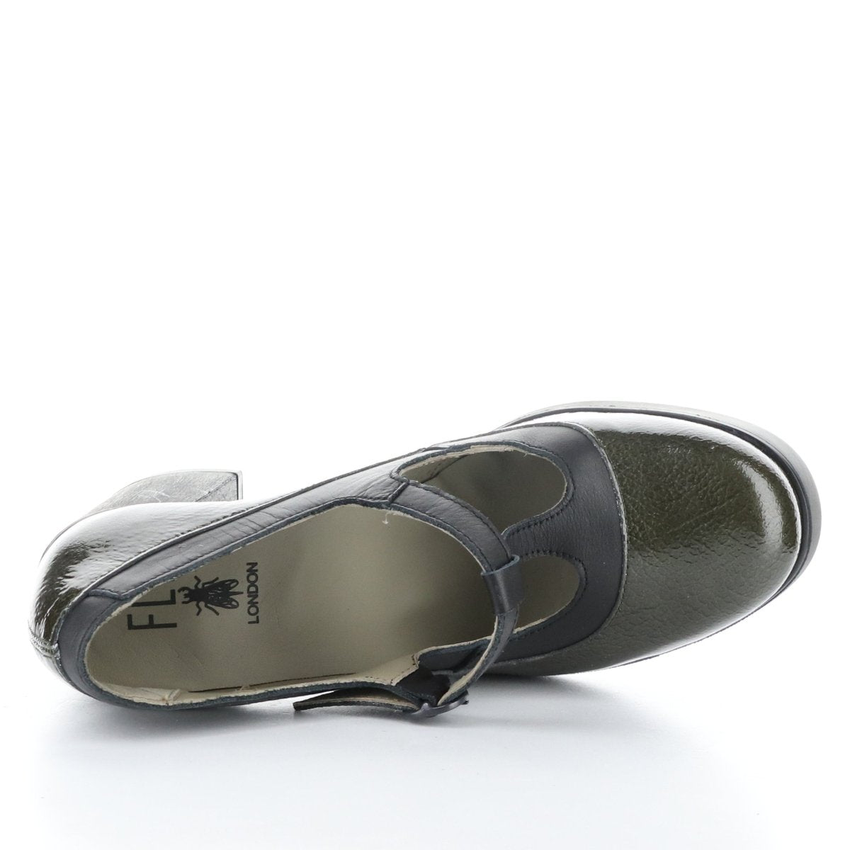Seif Military Black Women's Shoes Heels Fly London
