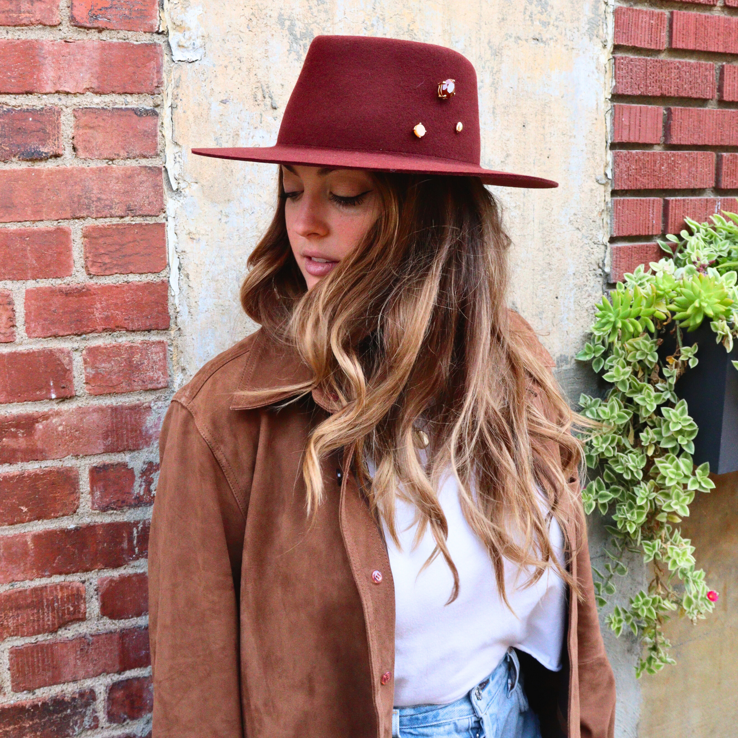 Georgina Burgundy Gifts + Accessories Hair Van Palma