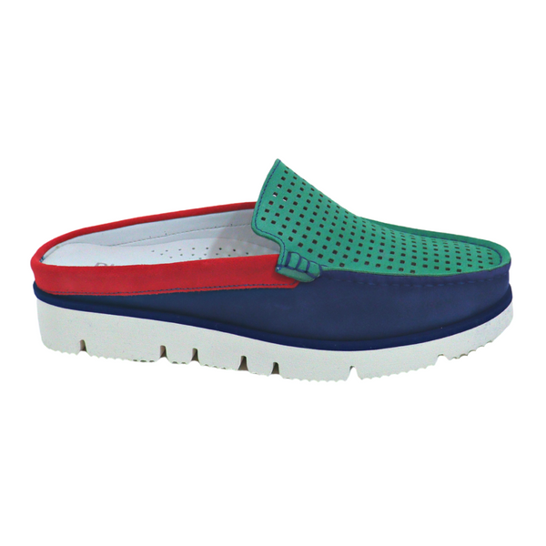 women's slip on loafer ischia color block by Di Chenzo