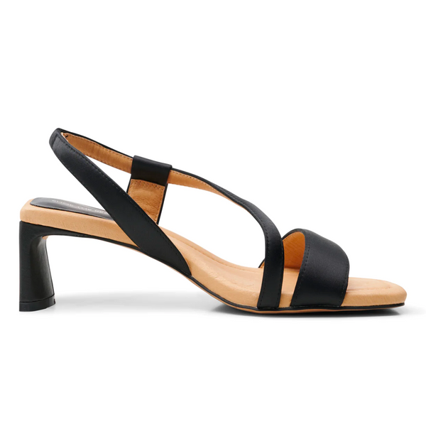 Women's sylvi slingback black dress heel by Shoe the bear