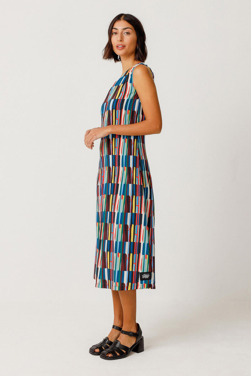 Eder Dress Multi Women's Dresses SKFK    