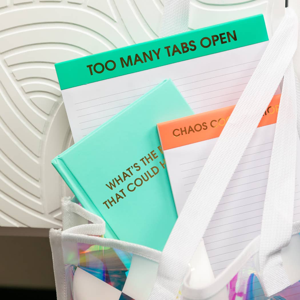 Too Many Tabs Open Notepad Emerald Gifts + Accessories Chez Gagné