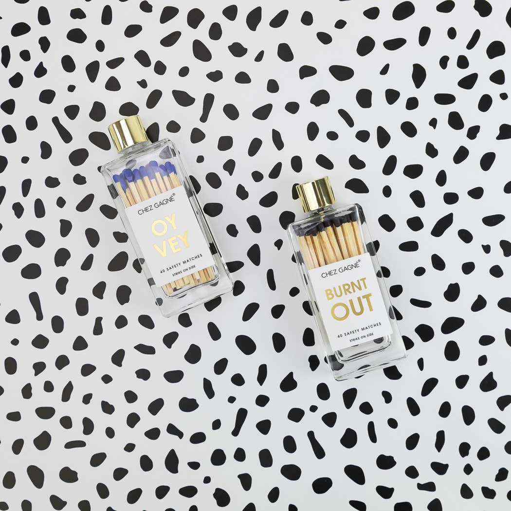 Burnt Out Matches Black Gifts + Accessories Chez Gagné