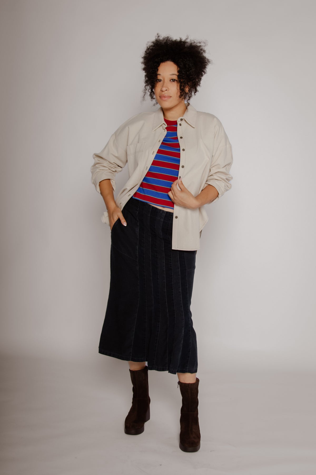 Seven Sisters Drab Skirt Women's Bottoms Skirt Prairie Underground