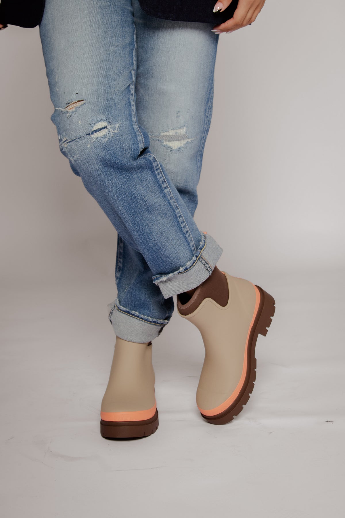 Tully Boot Taupe & Apricot Women's Boots Merry People