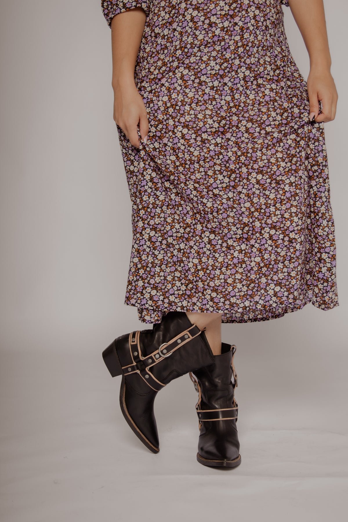 We The Free Abroad Harness Boot Black Women's Boots Free People