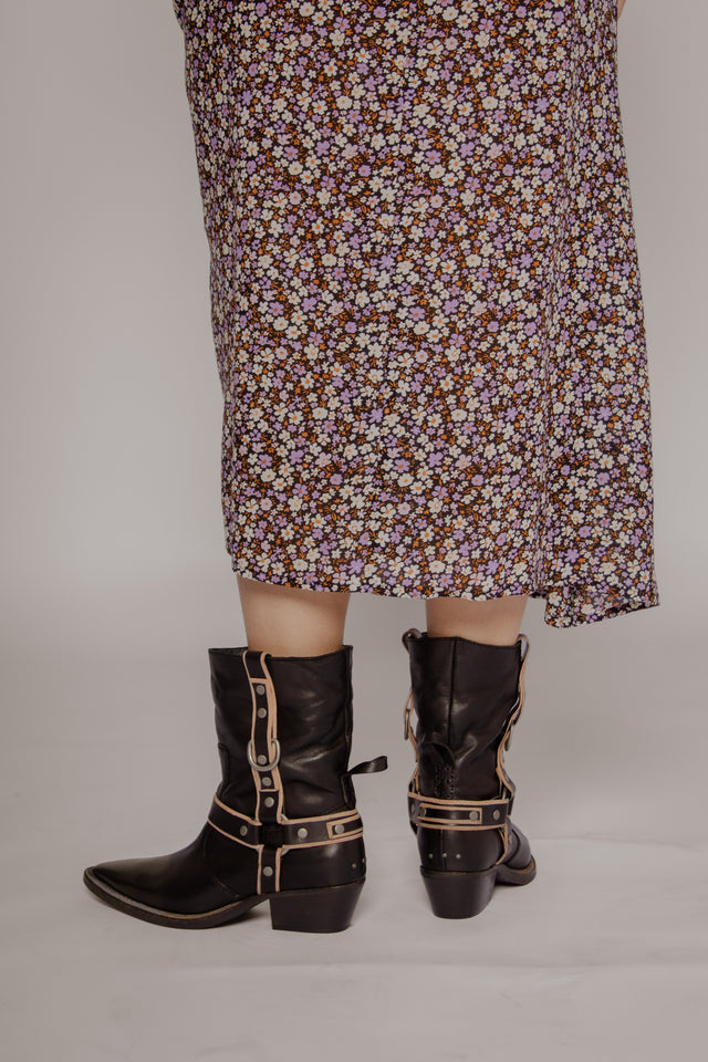 We The Free Abroad Harness Boot Black Women's Boots Free People