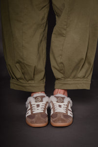 Easter Fl Taupe Butter Women's Sneakers Back 70