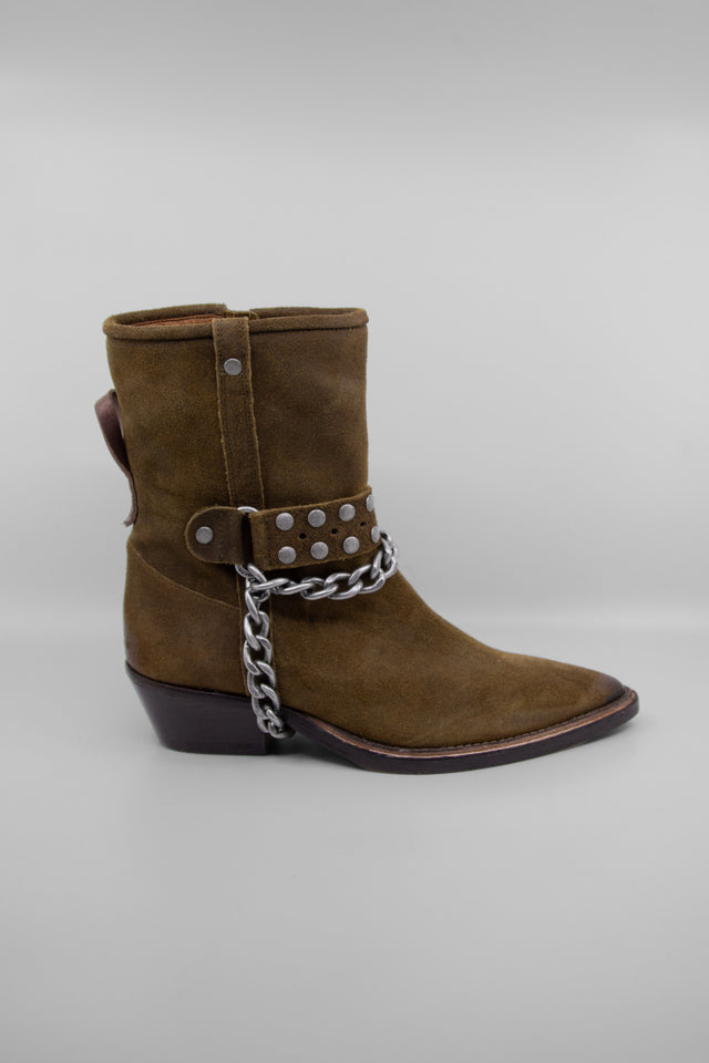 We The Free Aiden Chain Boot Uniform Suede Women's Boots Free People