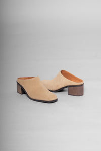 Zelda Taupe Women's Shoes Heels Intentionally Blank