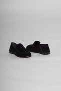 Carry On Loafer Black Oiled Suede Women's Shoes Loafers Free People