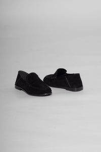 Carry On Loafer Black Oiled Suede Women's Shoes Loafers Free People