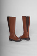 Sasha Cuoio Pebble Women's Boots Salvia