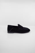 Carry On Loafer Black Oiled Suede Women's Shoes Loafers Free People