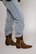 We The Free Aiden Chain Boot Uniform Suede Women's Boots Free People
