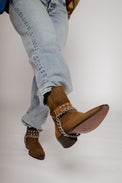 We The Free Aiden Chain Boot Uniform Suede Women's Boots Free People