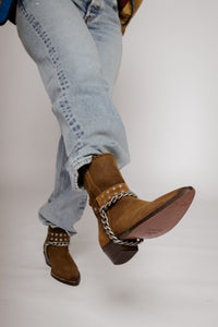 We The Free Aiden Chain Boot Uniform Suede Women's Boots Free People