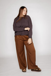 Layla Jumper Grey Marle Women's Tops Bibico