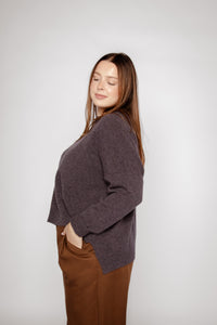 Layla Jumper Grey Marle Women's Tops Bibico