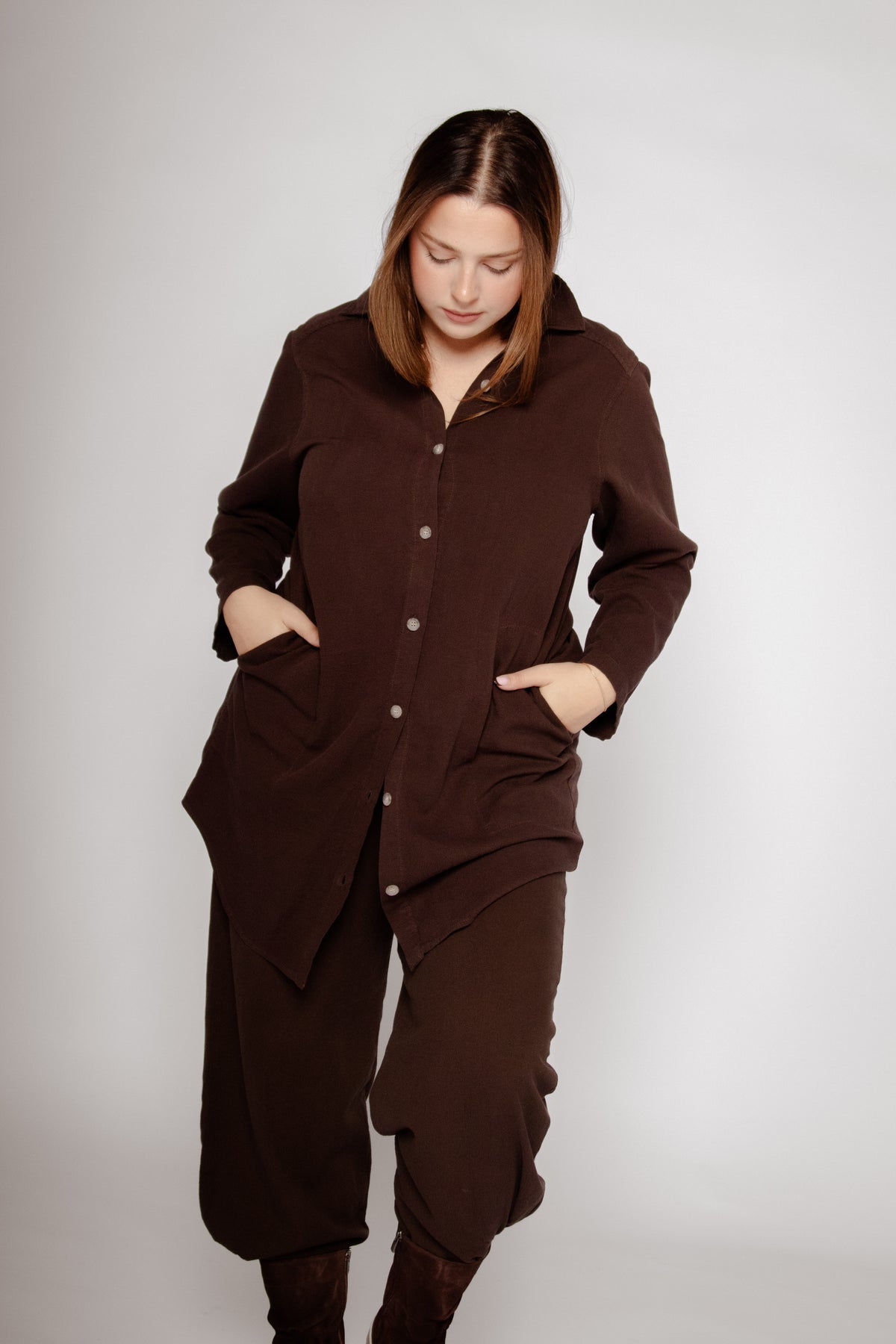 Workshirt Chocolate Women's Tops Curator