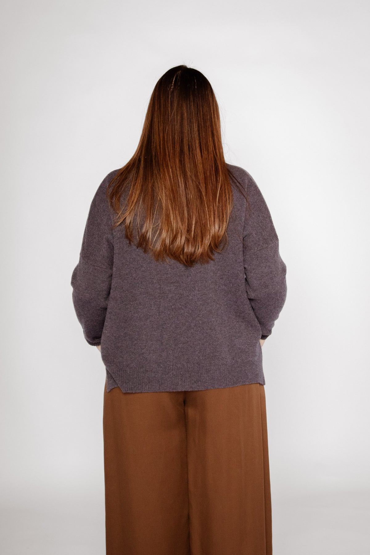 Layla Jumper Grey Marle Women's Tops Bibico