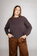 Layla Jumper Grey Marle Women's Tops Bibico