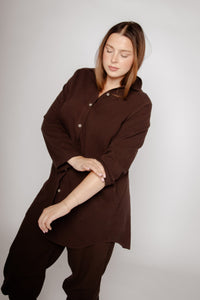 Workshirt Chocolate Women's Tops Curator