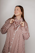 Stripe Pearly Scarf Huckleberry Gifts + Accessories Theo