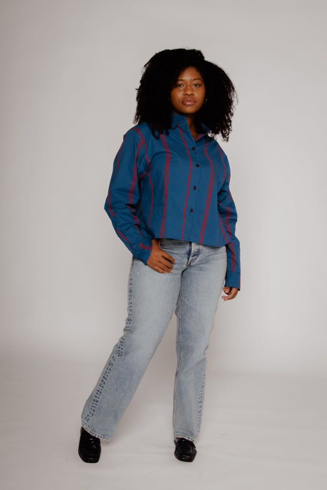 Triple Stripes All Over Poplin Shirt
