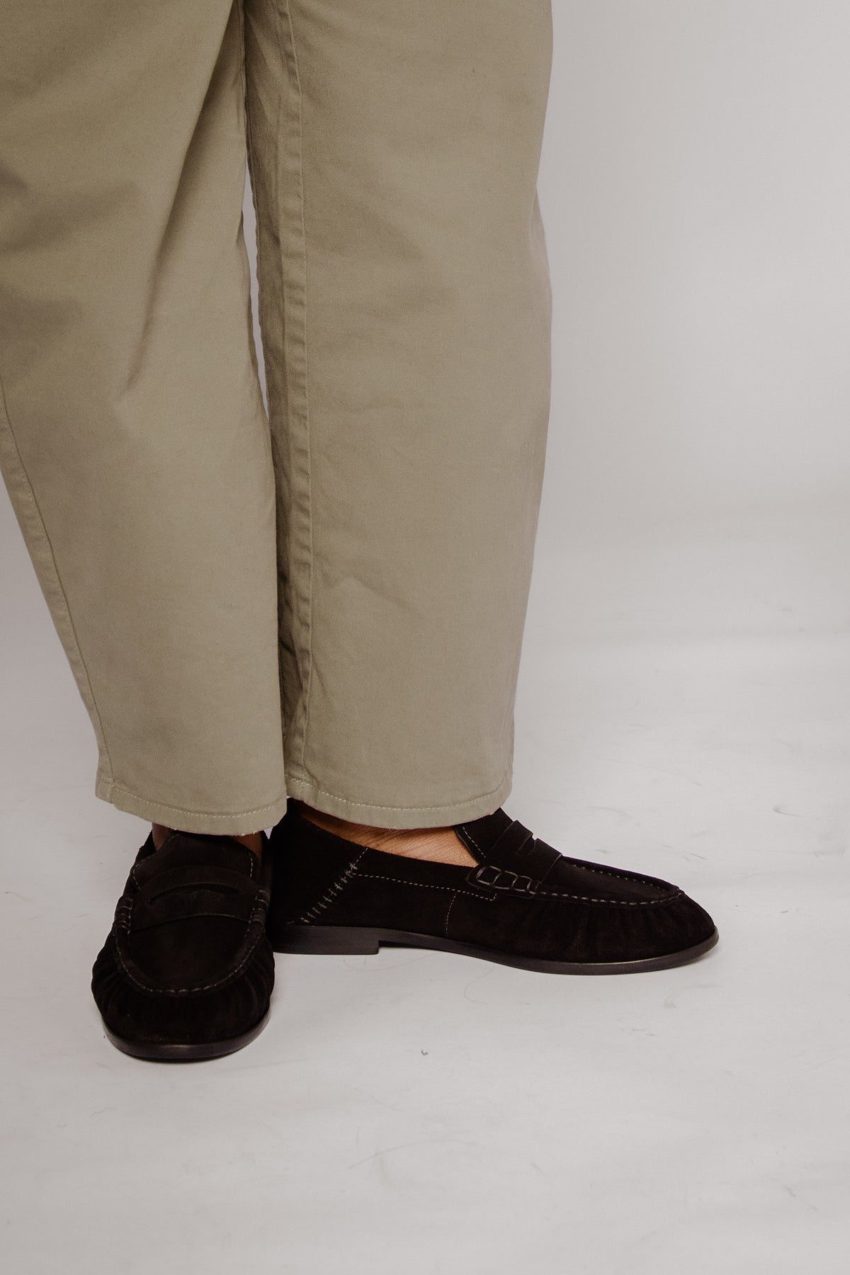 Carry On Loafer Black Oiled Suede Women's Shoes Loafers Free People