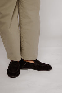 Carry On Loafer Black Oiled Suede Women's Shoes Loafers Free People