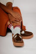 Text MSG Chocolate Women's Shoes Intentionally Blank