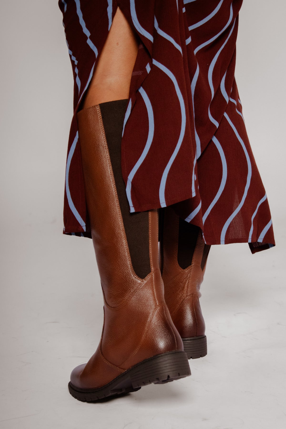 Sasha Cuoio Pebble Women's Boots Salvia