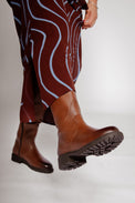 Sasha Cuoio Pebble Women's Boots Salvia