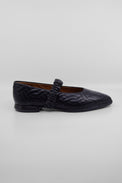 Caty Foulard Black Women's Shoes Flats Homers