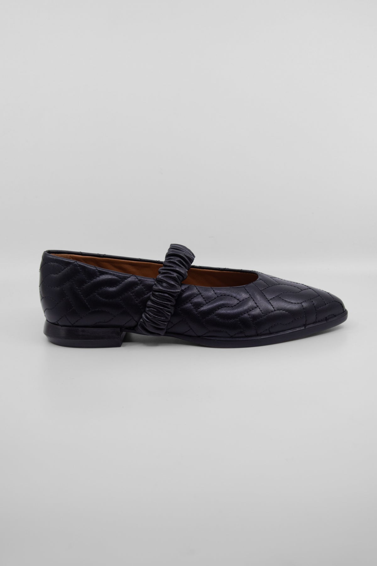 Caty Foulard Black Women's Shoes Flats Homers