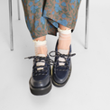 Combo Ox Navy Women's Shoes Platforms All Black