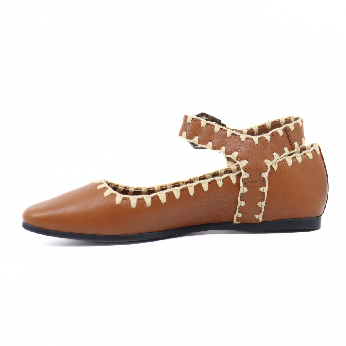 Crochet Mystic Flat Tan Women's Shoes Flats Free People